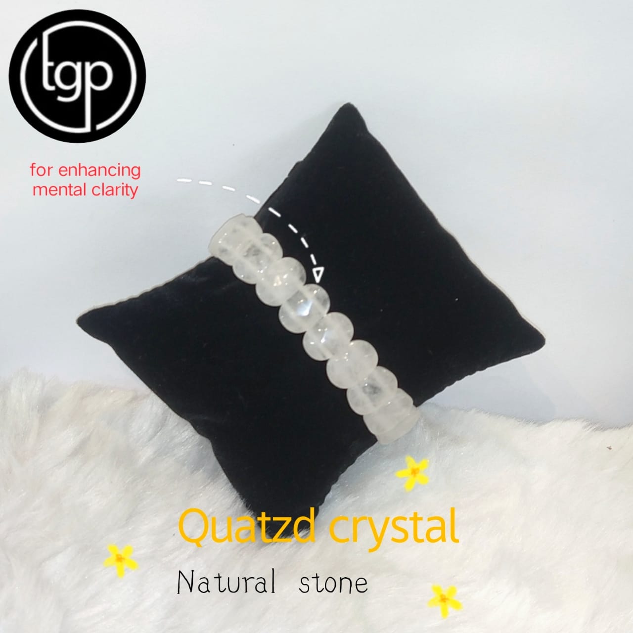 Clear Quatzs Bracelet