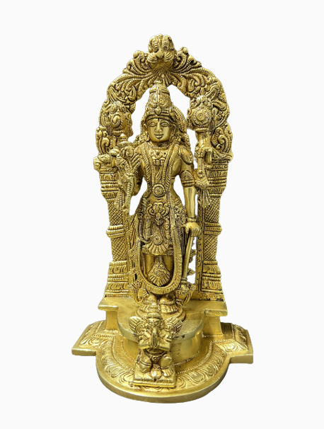 Brass Vishnu