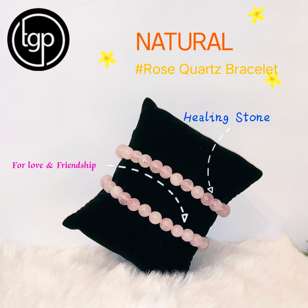 Rose quatzs Bracelet 2